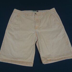 HUDSON & BARROW NYC ORANGE SHORTS MENS SIZE 36 K968